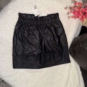 3 x 20$ H&M Black Ruched Bubble Skirt Mini Size 4